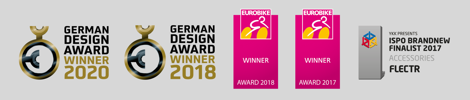 FLECTR BIKE - German Design Award Winner 2020 - German Design Award Winner 2018 - EUROBIKE AWARD WINNER 2018 - ISPO BRAND-NEW AWARD 2017 - EUROBIKE AWARD WINNER 2017