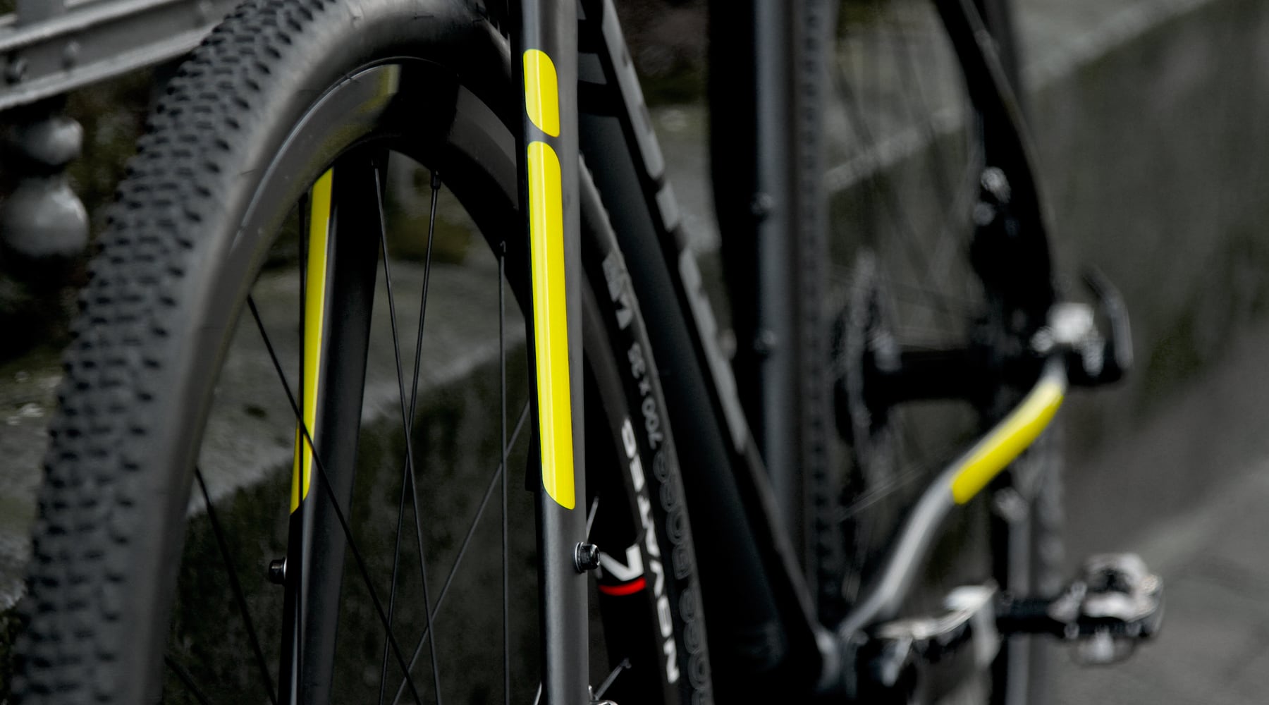 FLECTr reflective frame kit for cycles - from high viz yellow to stealth black