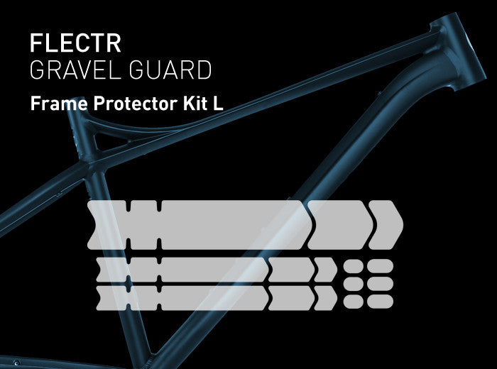 FLECTR GRAVEL GUARD Frame Protector Kit L
