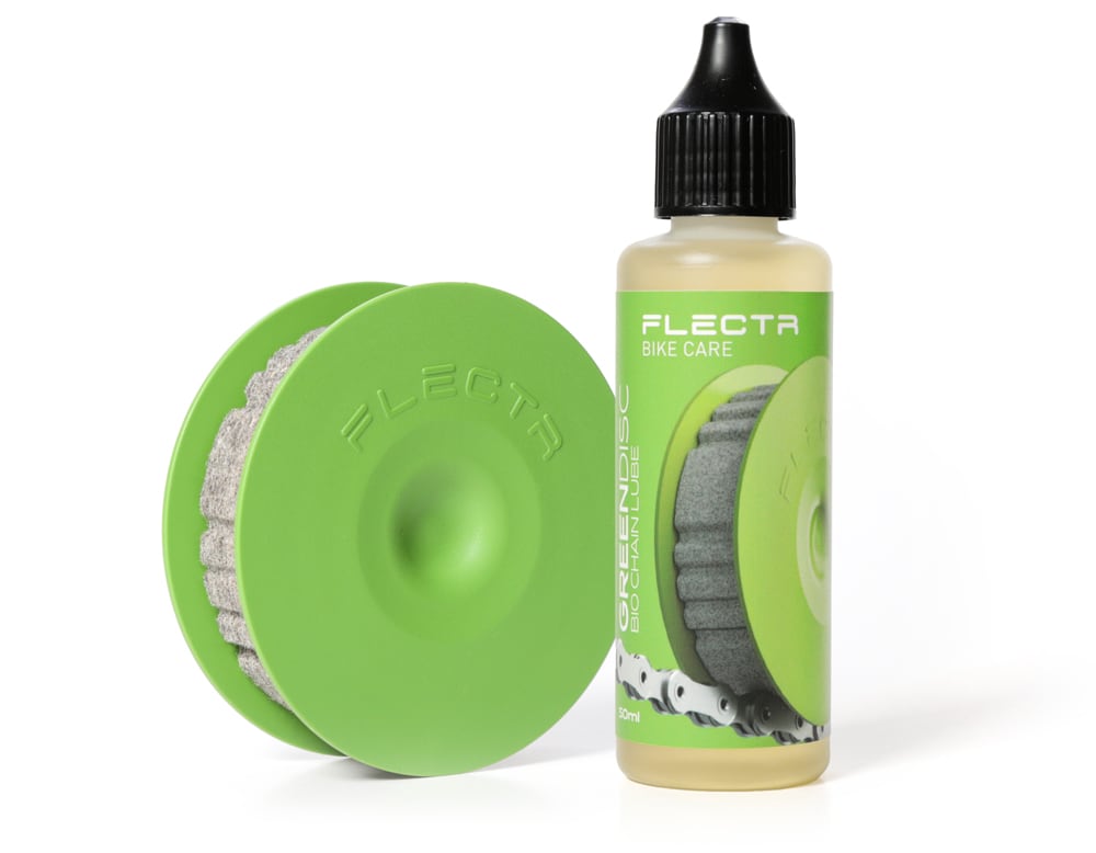 FLECTR GREEN DISC the smart bike chain care tool