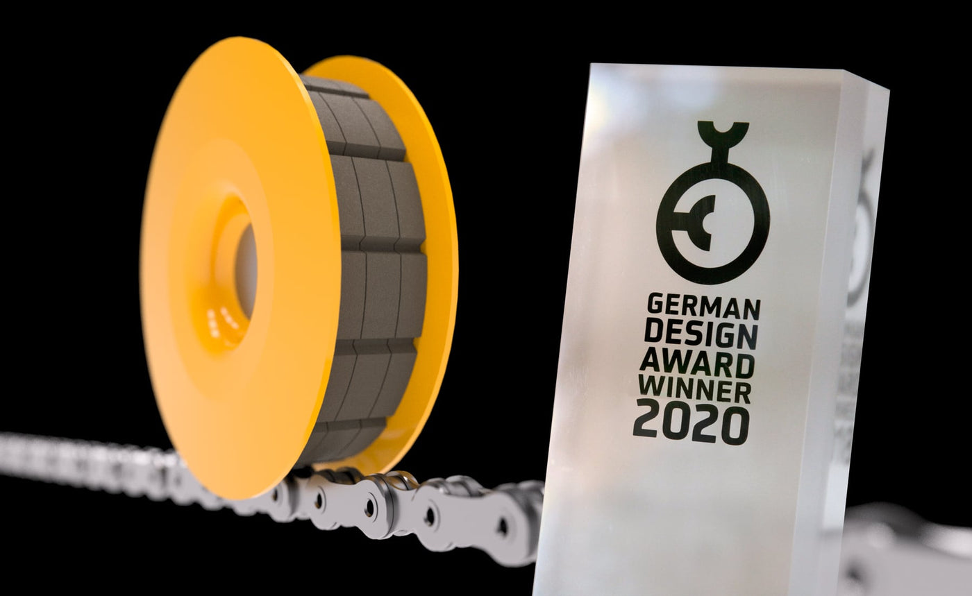 FLECTR Design and Industry Awards -LUBRI DISC German Design Award