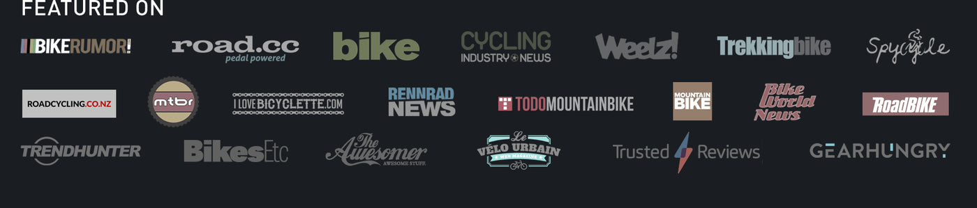 Flectr bike parts are featured by lots of bike magazines - BikeRumor, bike, Road.cc, MTBR, Roadbike, BikesETC, Mountain BIKE...