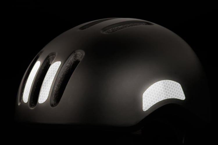 FLECTR reflective helmet kit for commuter helmets