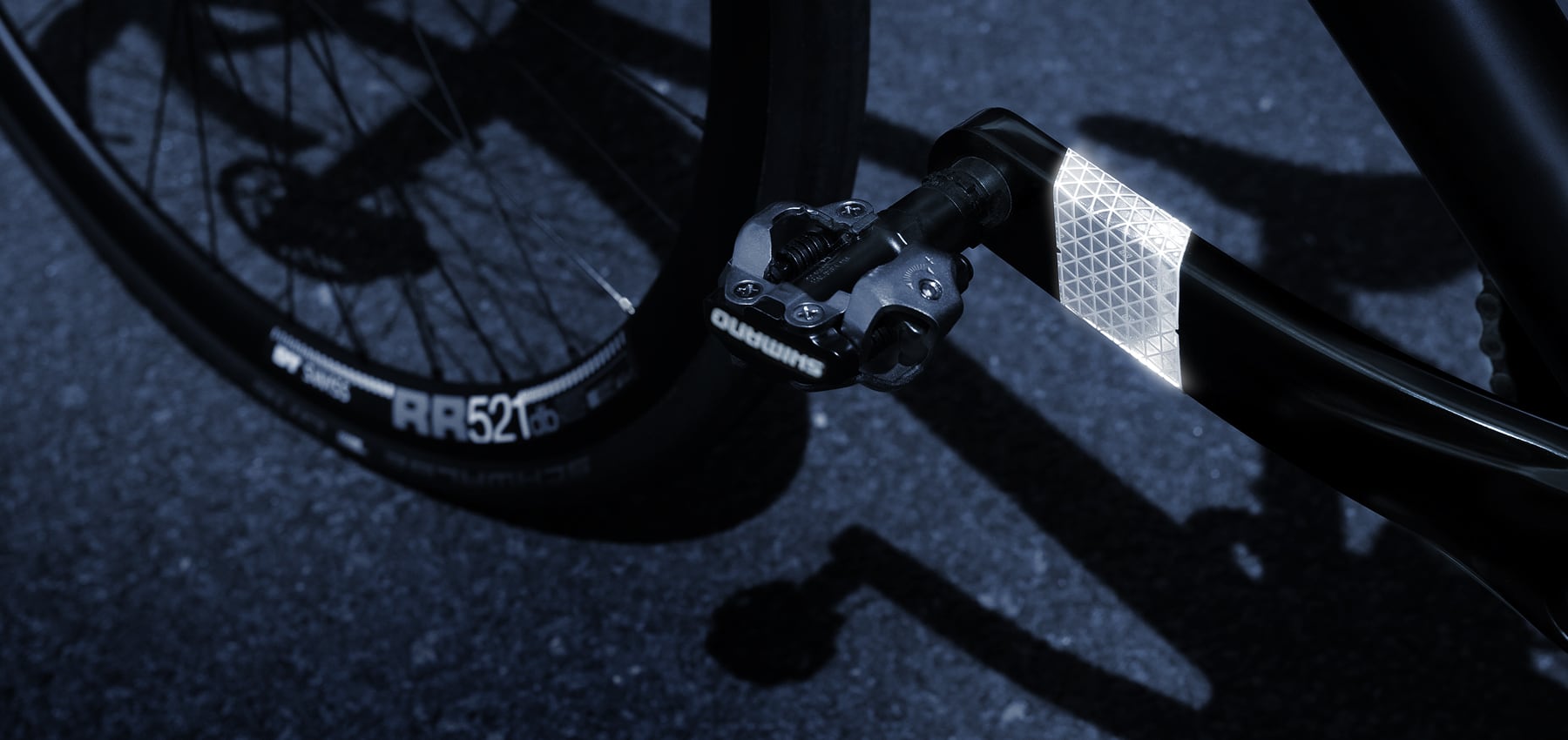 FLECTR VORTEX - pedal reflector substitute for road bikes