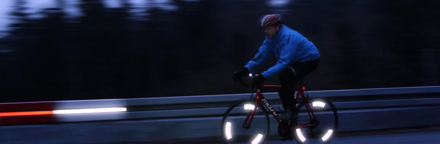 flectr zero on a road-bike high speed at night