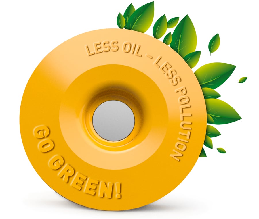 FLECTR LUBRI DISC saves up to 90% chain oil