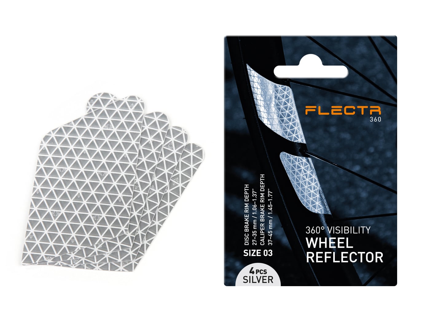 FLECTR 360 wheel reflector size 01 fits low profile rims