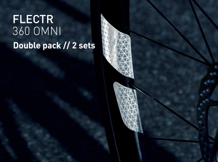 FLECTR 360 rim reflector double pack // 2 sets