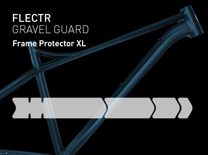 gravel bike frame protector FLECTR GRAVEL GUARD XL bike frame protector