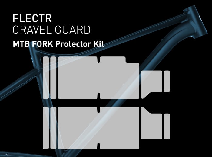 FLECTR GRAVEL GUARD MTB Fork Protector kit