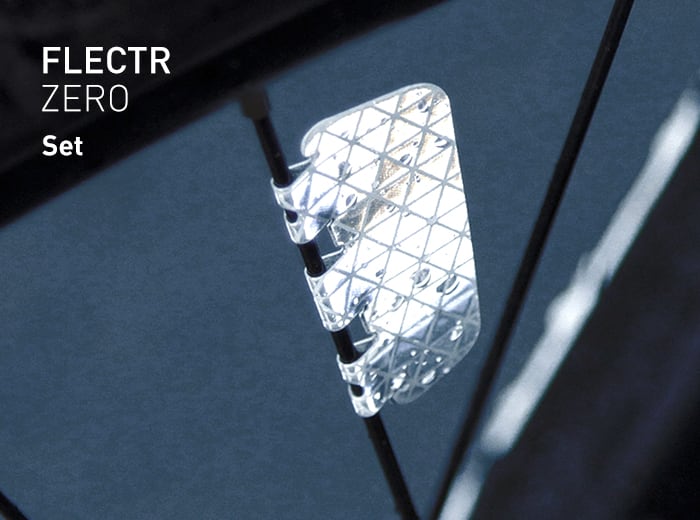 FLECTR ZERO bicycle wheel reflectors - single set